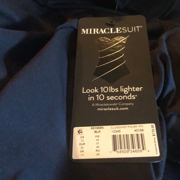 MIRACLESUIT Crossover with Mesh One Piece Swimsuit - Picture 7 of 9